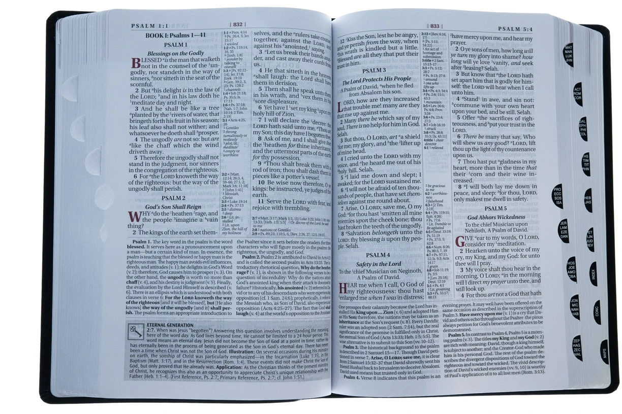 Thomas Nelson KJV Study Bible Second Edition-Black Bonded Leather Indexed 5 Thomas Nelson KJV Study Bible Second Edition-Black Bonded Leather Indexed - Image 3