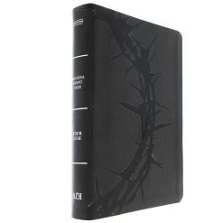 KJV Large Print Personal Size Reference Bible, Charcoal Leathertouch 4 KJV Large Print Personal Size Reference Bible, Charcoal Leathertouch -SHOPtheWORD store 206 0432 2