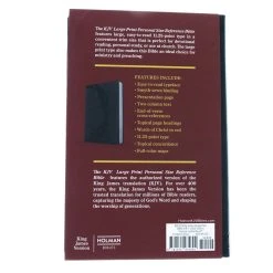 KJV Large Print Personal Size Reference Bible, Charcoal Leathertouch 7 KJV Large Print Personal Size Reference Bible, Charcoal Leathertouch -SHOPtheWORD store 206 0432 5