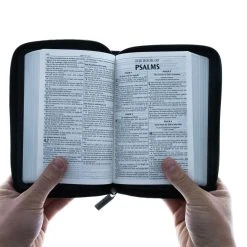 Christian Art Gifts KJV Compact Bible-Black LuxLeather W/Zipper 9 Christian Art Gifts KJV Compact Bible-Black LuxLeather W/Zipper -SHOPtheWORD store 206 0457 4