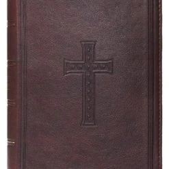 Christian Art Gifts KJV Compact Large Print Lux-Leather Dark Brown