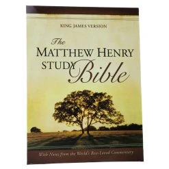 Matthew Henry Study Bible Black Bonded Leather -SHOPtheWORD store 206 0561 1