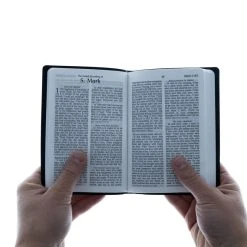 KJV New Testament With Psalms & Proverbs-Black Imitation Leather -SHOPtheWORD store 206 0622 3