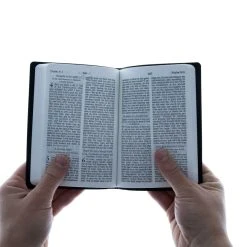 KJV New Testament With Psalms & Proverbs-Black Imitation Leather -SHOPtheWORD store 206 0622 4