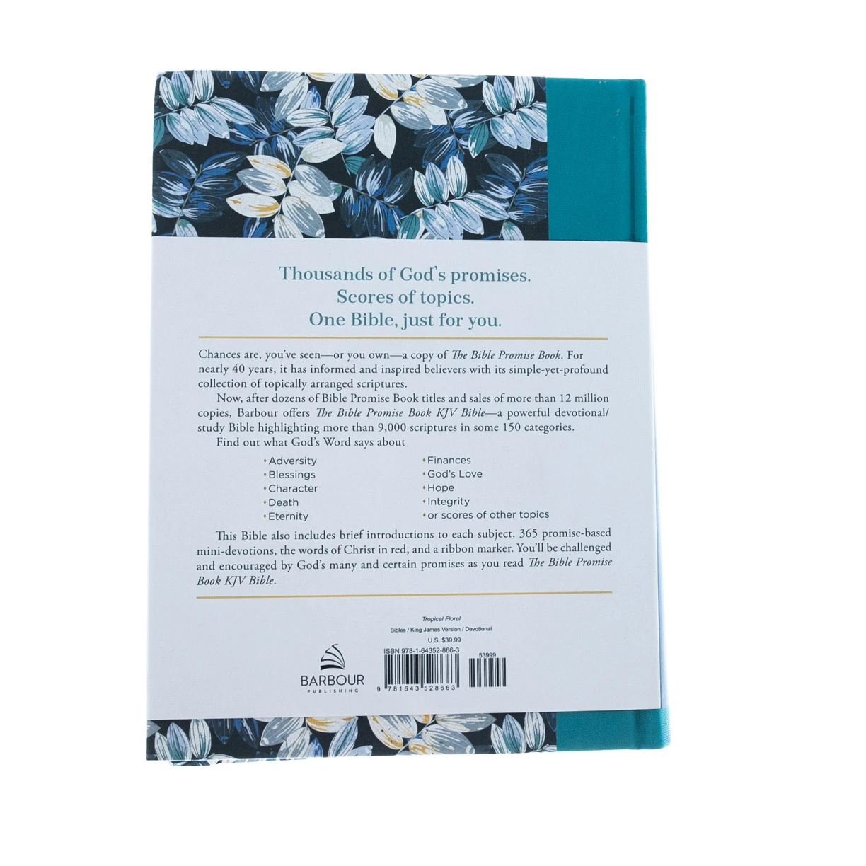 KJV Bible Promise Book Tropical Floral 6 KJV Bible Promise Book Tropical Floral - Image 4