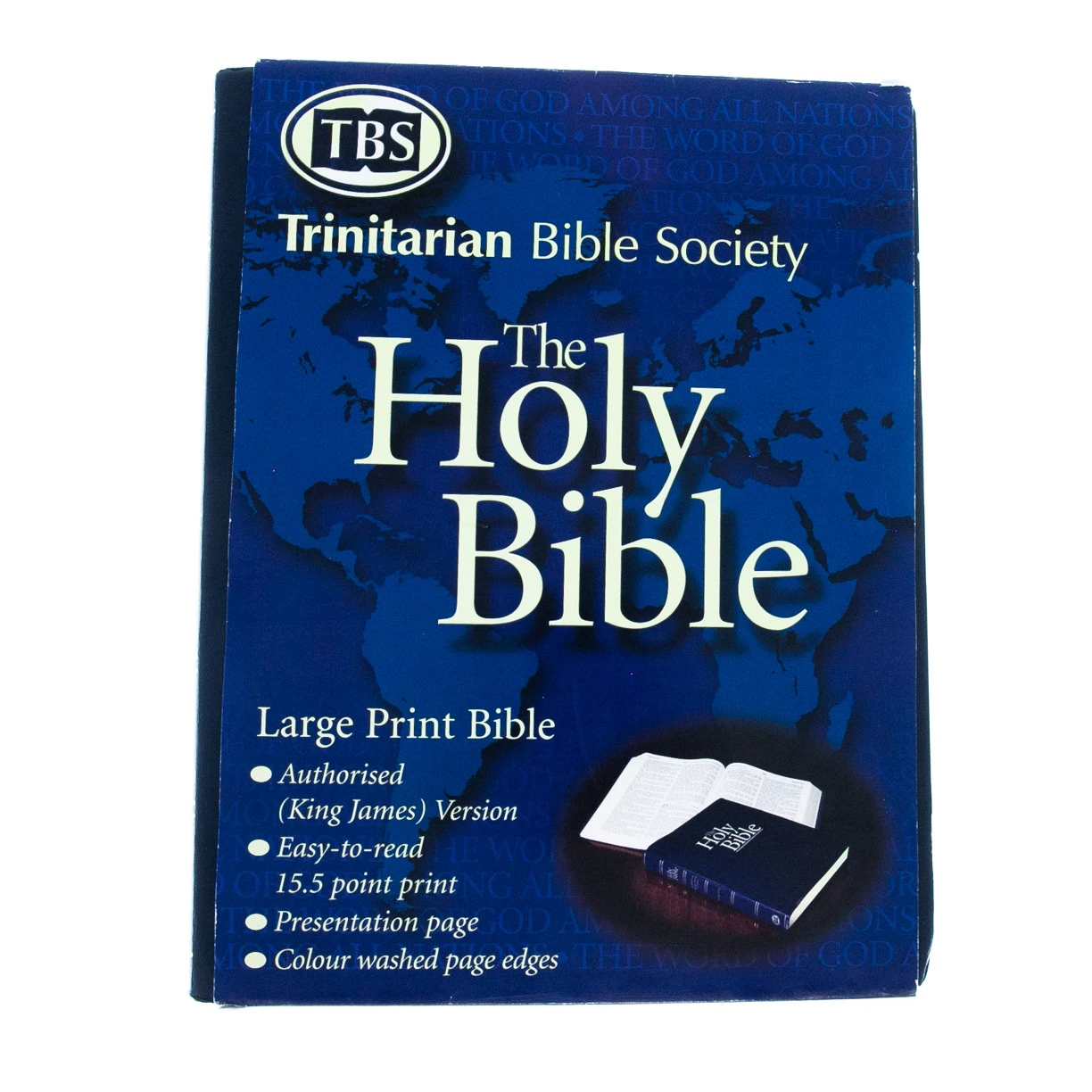 Audience: Men, Teen, Women KJV Large Print Bible-Blue Imitation Leather 4 Audience: Men, Teen, Women KJV Large Print Bible-Blue Imitation Leather - Image 2