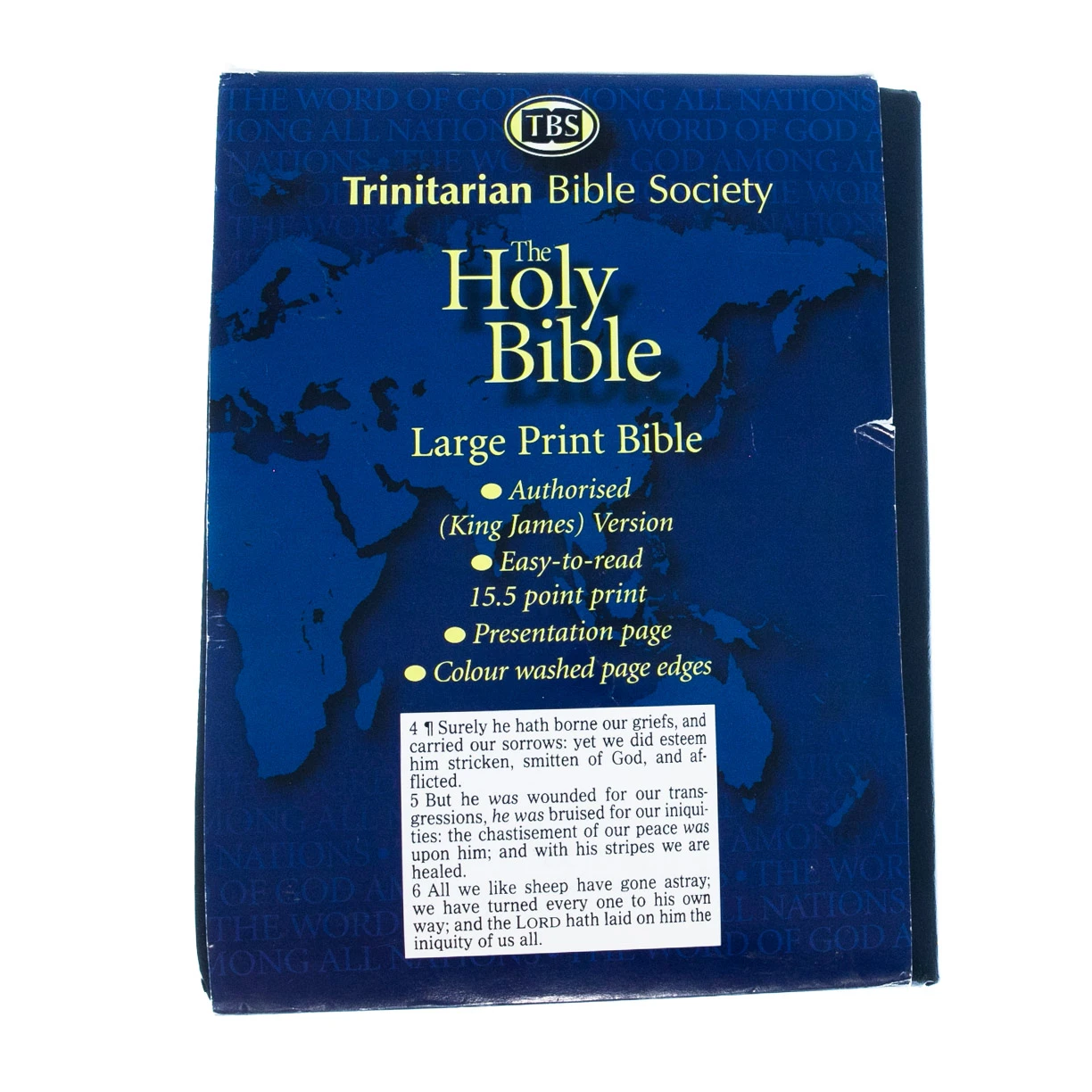 Audience: Men, Teen, Women KJV Large Print Bible-Blue Imitation Leather 8 Audience: Men, Teen, Women KJV Large Print Bible-Blue Imitation Leather - Image 6