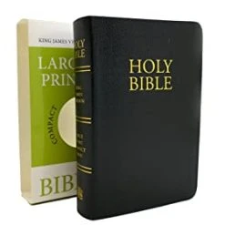 KJV Compact Bible Bonded Leather Large Print