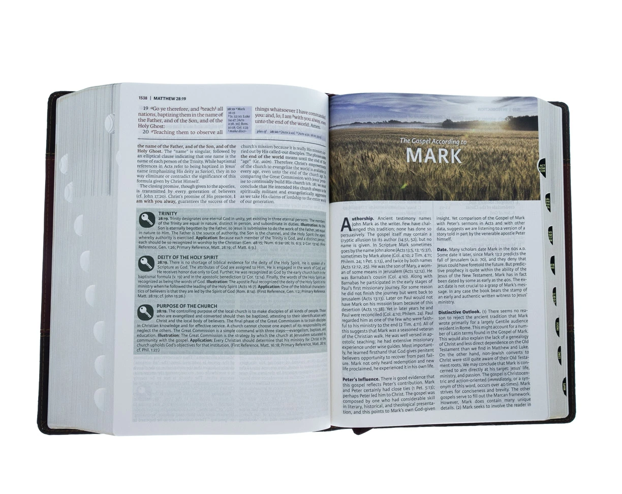 Thomas Nelson KJV Study Bible, Imitation Leather, Burgundy, Indexed 7 Thomas Nelson KJV Study Bible, Imitation Leather, Burgundy, Indexed - Image 5