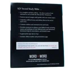 KJV Sword Study Bible/Giant Print-Designer Charcoal Ultrasoft-Crown Of Thorns -SHOPtheWORD store 206 0782 5 1