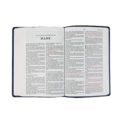 Thomas Nelson KJV, Value Thinline Bible, Large Print, Leathersoft, Blue -SHOPtheWORD store 206 0794 2 1