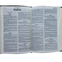 KJV Large Print Thinline Reference Black Leather -SHOPtheWORD store 206 0796 3