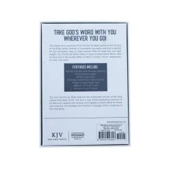 Holman Bible Publishers KJV On-the-Go Bible, Slate Blue Imitation Leather -SHOPtheWORD store 206 0803 5