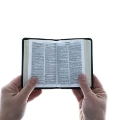 WEIGHT: 3 Lbs KJV Pocket Bible Bonded Black Leather 3 X 4.5″ -SHOPtheWORD store 206 0814 3