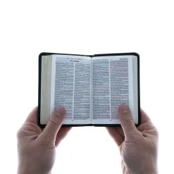 WEIGHT: 3 Lbs KJV Pocket Bible Bonded Black Leather 3 X 4.5″ -SHOPtheWORD store 206 0814 4
