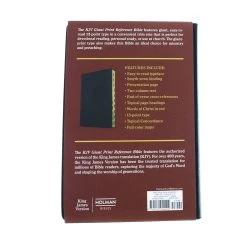 Holman Bible Publishers KJV Giant Print Reference Bible, Black LeatherTouch, Indexed 11 Holman Bible Publishers KJV Giant Print Reference Bible, Black LeatherTouch, Indexed -SHOPtheWORD store 206 0830 5 1