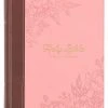 Christian Art Gifts KJV Notetaking Bible Twotone Pink/Brown Floral Faux Leathe