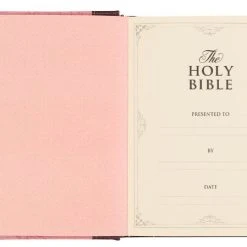 Christian Art Gifts KJV Notetaking Bible Twotone Pink/Brown Floral Faux Leathe -SHOPtheWORD store 206 0841 3