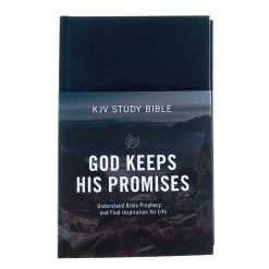 The God Keeps His Promises KJV Study Bible [Slate Leaf] -SHOPtheWORD store 206 0845 1 1