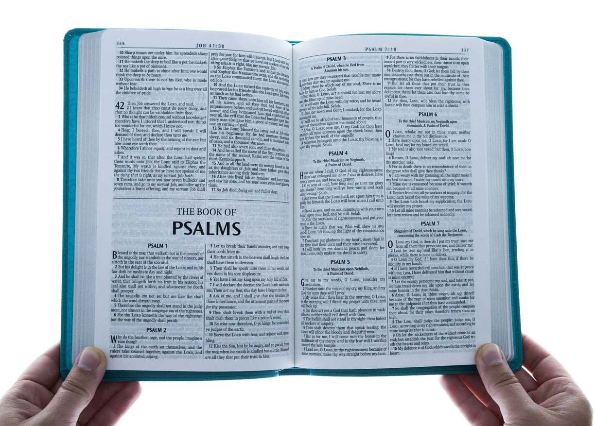 KJV Gift & Award Lux-Leather Turquoise 7 KJV Gift & Award Lux-Leather Turquoise - Image 5