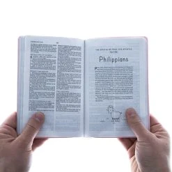 Thomas Nelson KJV Baby’s First New Testament, Leathersoft, Pink -SHOPtheWORD store 206 0868 5