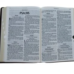 Christian Art Gifts KJV Tan Full Grain Leather Giant Print Full-size With Thumb Indexing -SHOPtheWORD store 206 0869 3