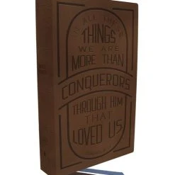 Thomas Nelson KJV Large Print Verse Art Cover Bible – Brown