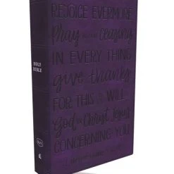 Thomas Nelson KJV Large Print Center-Column Reference Bible – Purple
