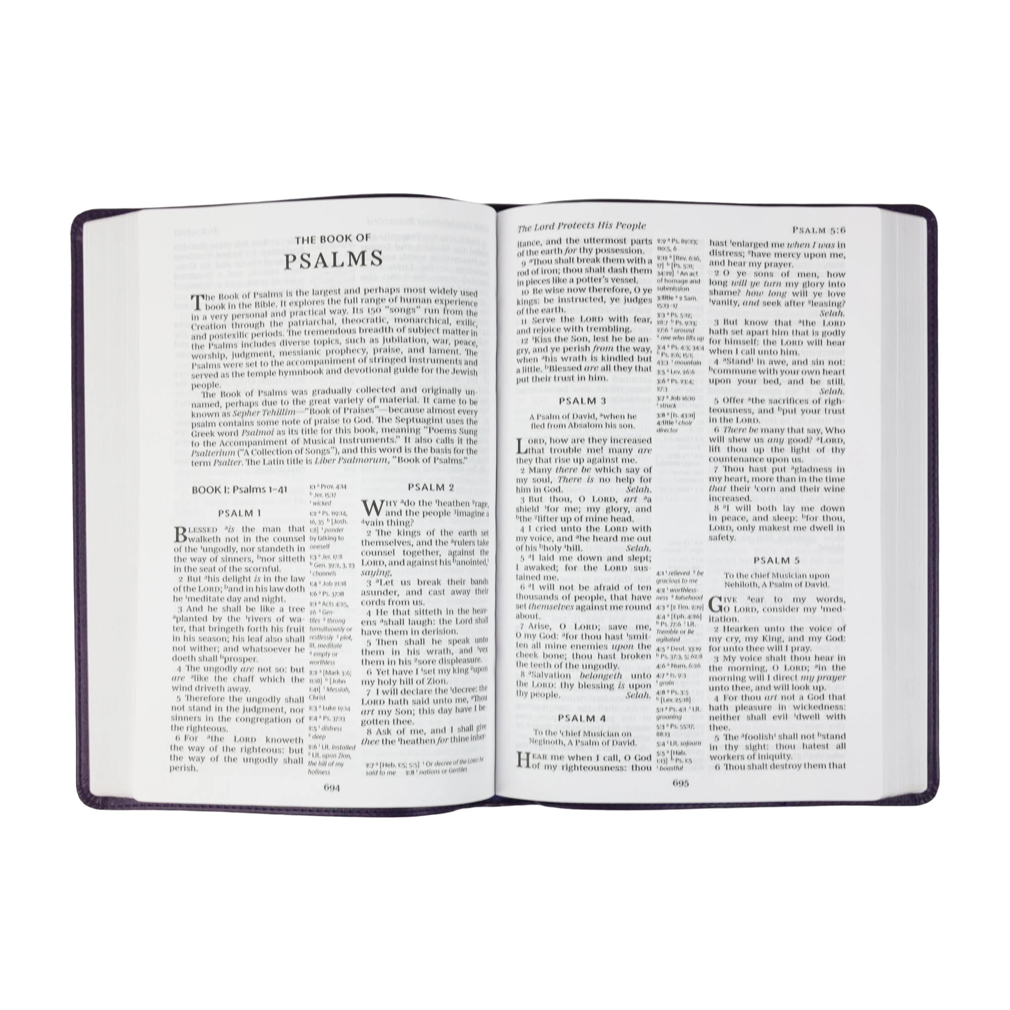 Thomas Nelson KJV Large Print Center-Column Reference Bible – Purple 5 Thomas Nelson KJV Large Print Center-Column Reference Bible – Purple - Image 3