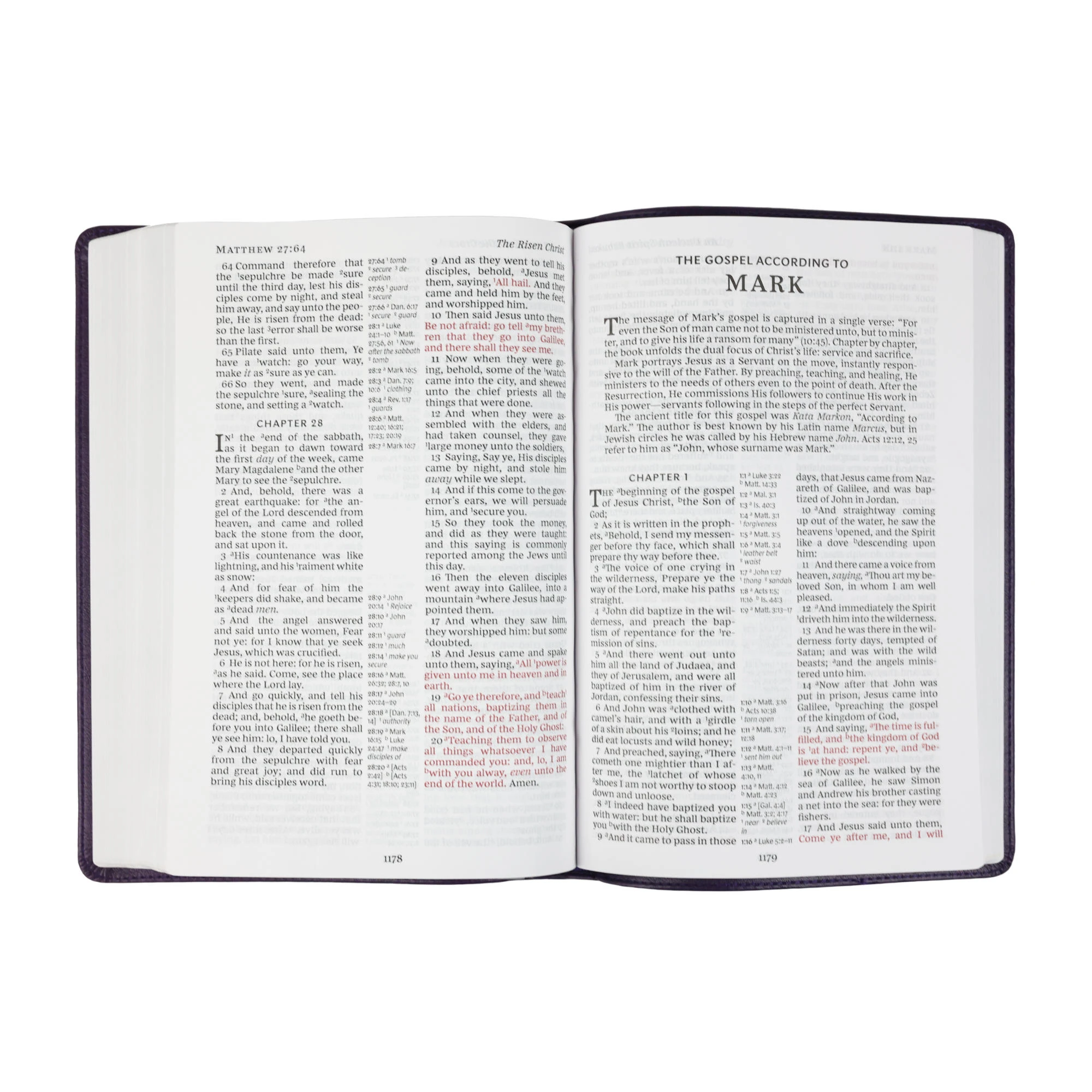 Thomas Nelson KJV Large Print Center-Column Reference Bible – Purple 6 Thomas Nelson KJV Large Print Center-Column Reference Bible – Purple - Image 4
