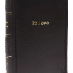 Thomas Nelson KJV Personal Size Large Print Single-Column Reference Bible – Black