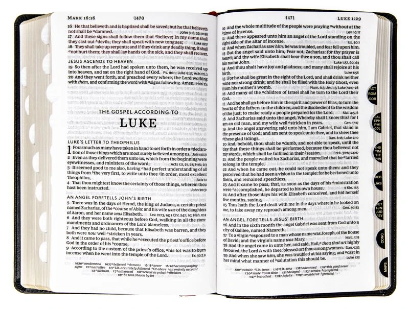 Thomas Nelson KJV Personal Size Large Print Single-Column Reference Bible – Black 5 Thomas Nelson KJV Personal Size Large Print Single-Column Reference Bible – Black - Image 3