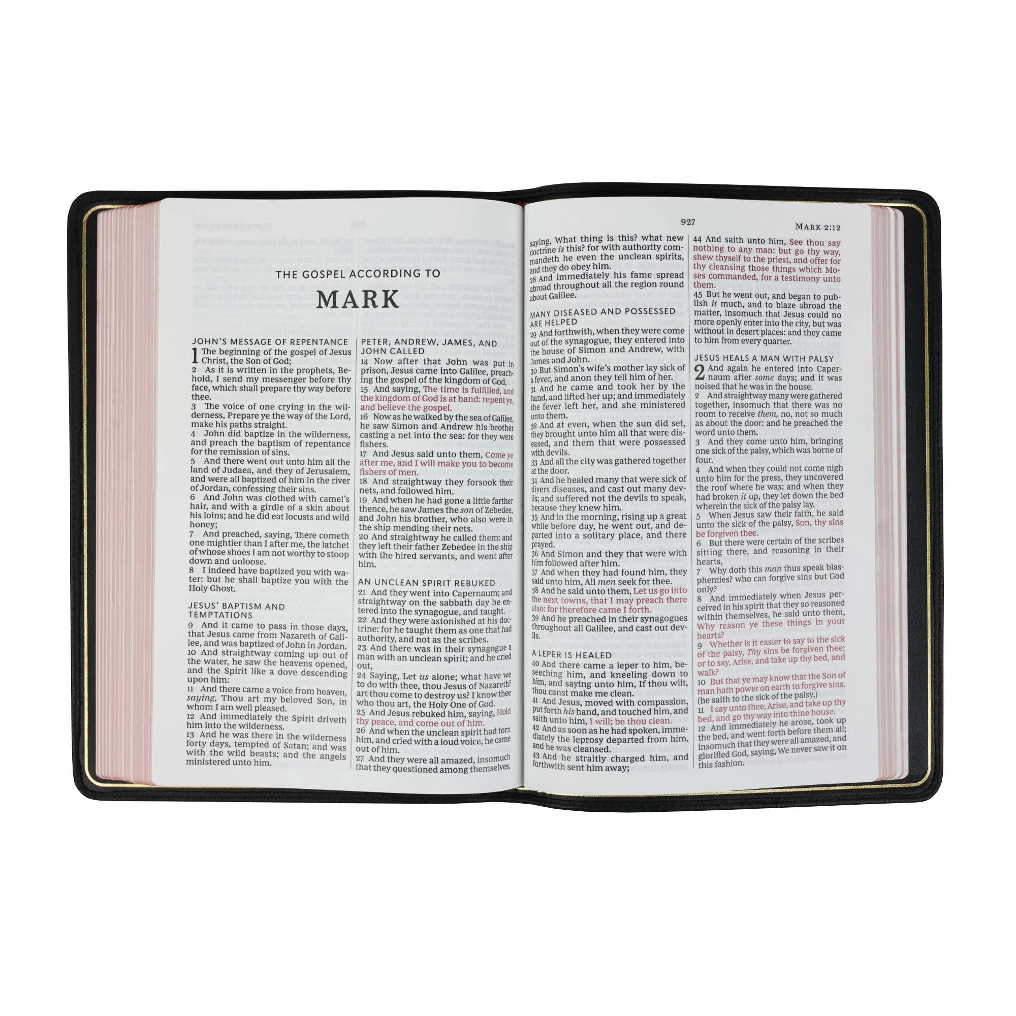 Thomas Nelson KJV Thinline Bible, Large Print – Black 6 Thomas Nelson KJV Thinline Bible, Large Print – Black - Image 4