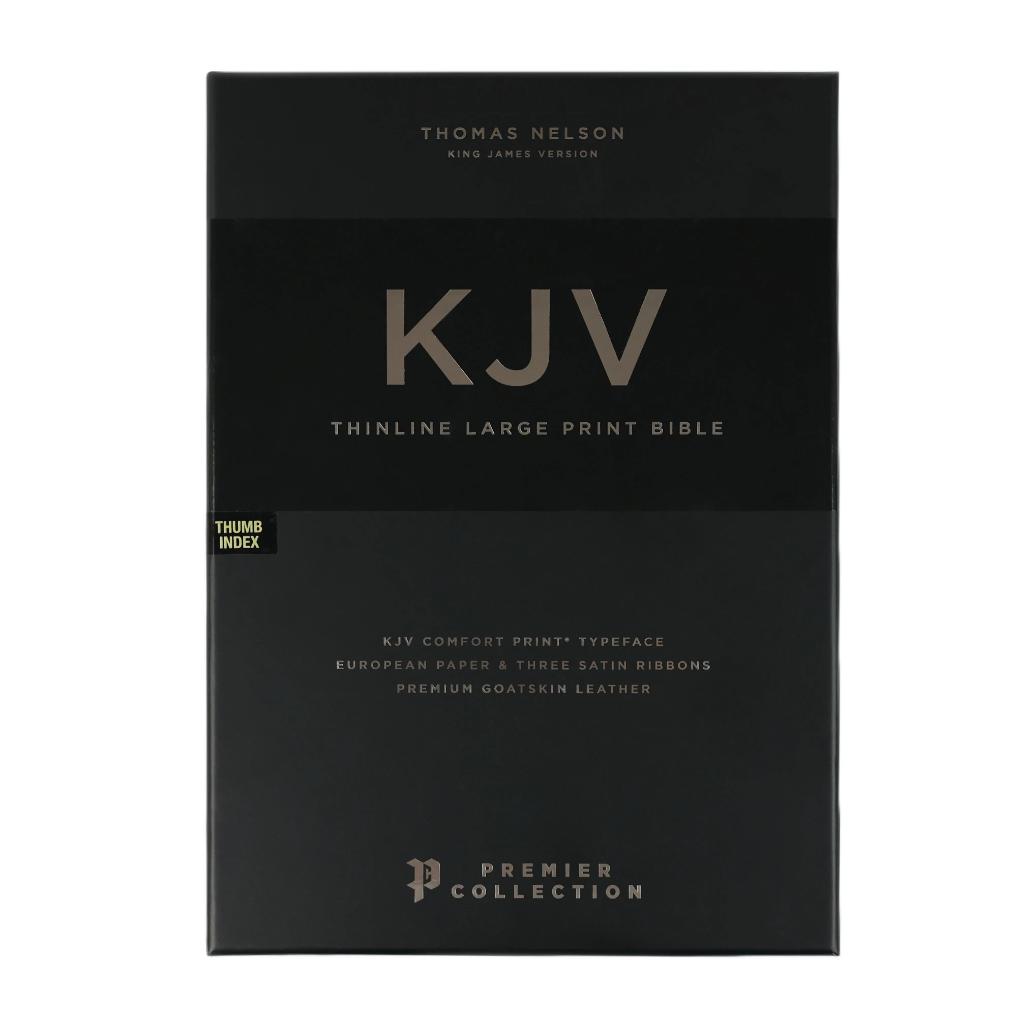 Thomas Nelson KJV Thinline Bible, Large Print – Black (Indexed) 4 Thomas Nelson KJV Thinline Bible, Large Print – Black (Indexed) - Image 2