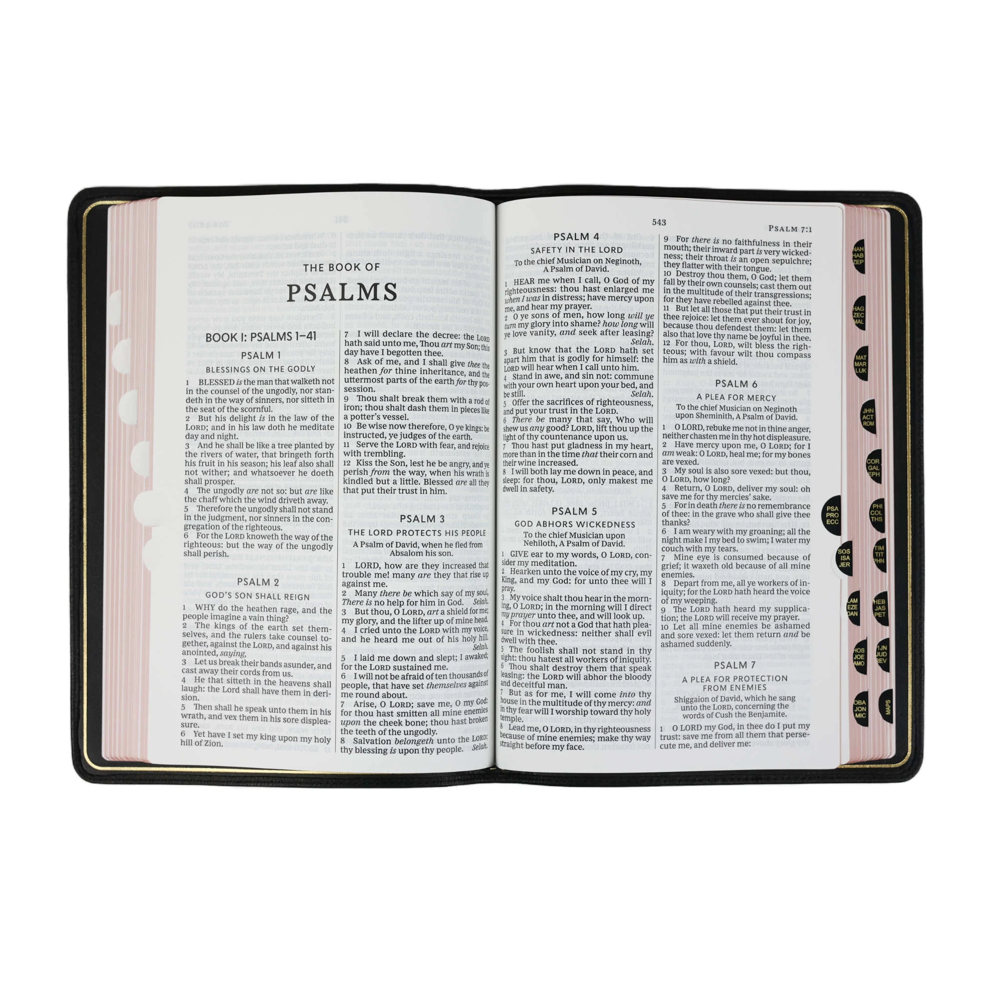 Thomas Nelson KJV Thinline Bible, Large Print – Black (Indexed) 5 Thomas Nelson KJV Thinline Bible, Large Print – Black (Indexed) - Image 3