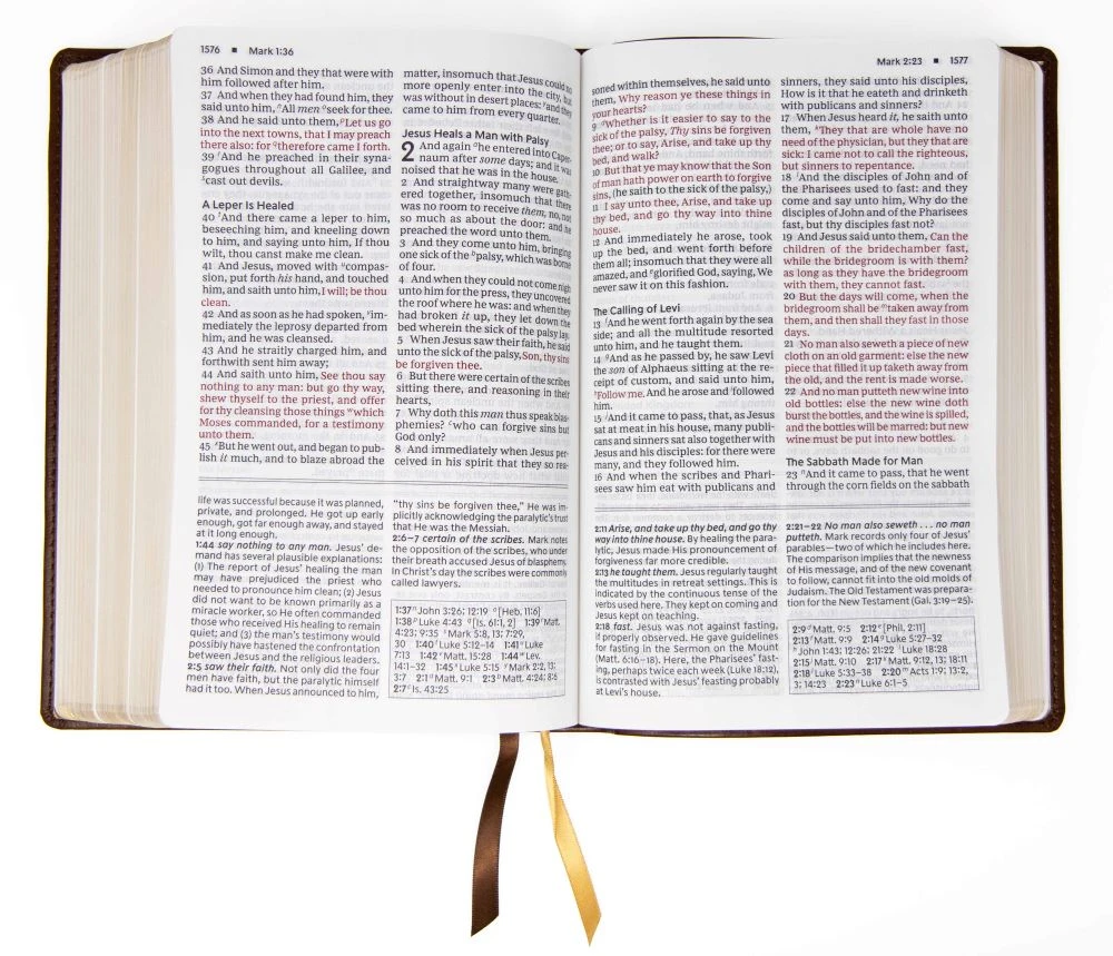 Thomas Nelson KJV Foundation Study Bible Brown 5 Thomas Nelson KJV Foundation Study Bible Brown - Image 3