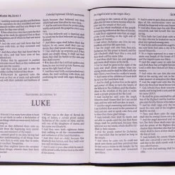 KJV Large Print Windsor Family Bible Black Calfskin Leather -SHOPtheWORD store 206 0894 2 1
