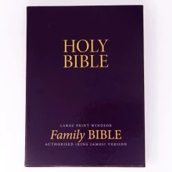 KJV Large Print Windsor Family Bible Black Calfskin Leather -SHOPtheWORD store 206 0894 3 1