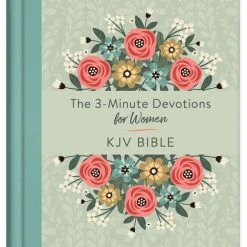 The 3-Minute Devotions For Women KJV Bible [Mint Bouquet]