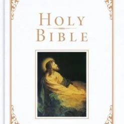 KJV Family Bible, Deluxe White Bonded Leather-Over-Board