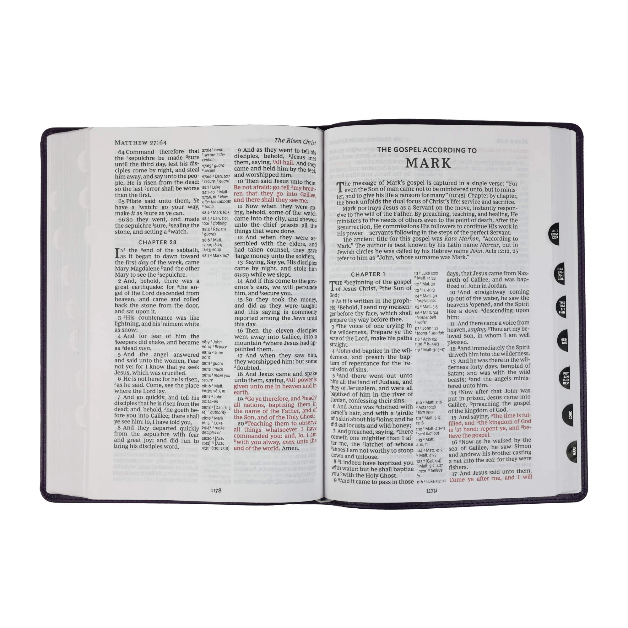 Harper Collins Canada Ltd. KJV Large Print Center-Column Reference Bible – Purple (Indexed) 6 Harper Collins Canada Ltd. KJV Large Print Center-Column Reference Bible – Purple (Indexed) - Image 4