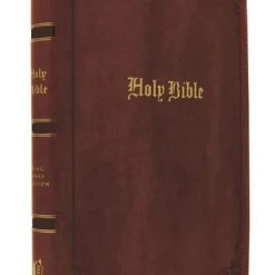 Thomas Nelson KJV Large Print Center-Column Reference Bible – Brown