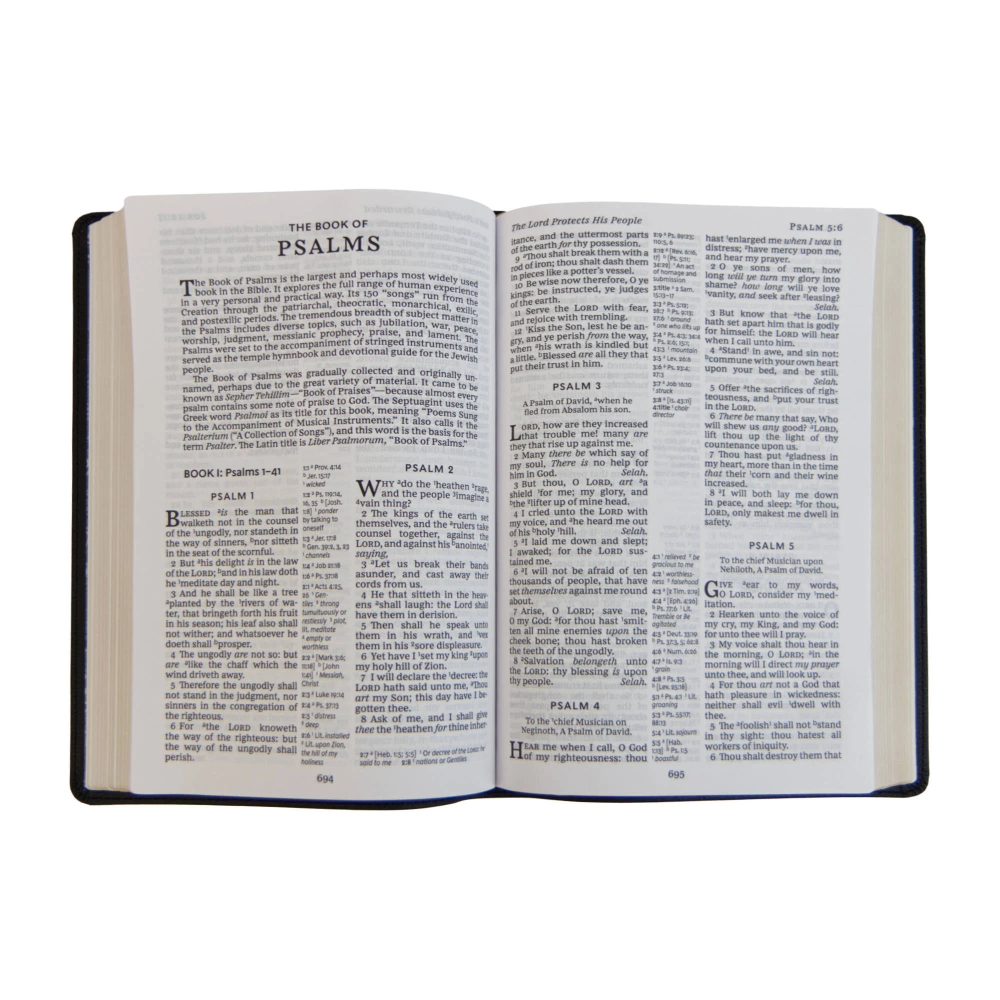 Thomas Nelson KJV Large Print Center-Column Reference Bible Thumb Indexed – Black 5 Thomas Nelson KJV Large Print Center-Column Reference Bible Thumb Indexed – Black - Image 3