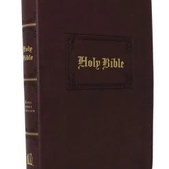 Thomas Nelson KJV Large Print Center-Column Reference Bible – Burgundy