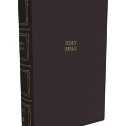 Thomas Nelson KJV Paragraph-Style Large Print Thinline Bible Thumb Indexed – Black
