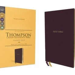 Zondervan KJV Thompson Chain-Reference Handy Size Bible – Burgundy