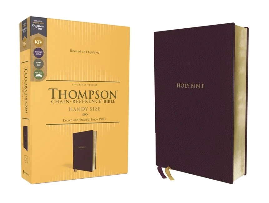 KJV Thompson Chain-Reference Handy Size Bible – Burgundy Zondervan KJV Thompson Chain-Reference Handy Size Bible – Burgundy -SHOPtheWORD store 206 0938 0