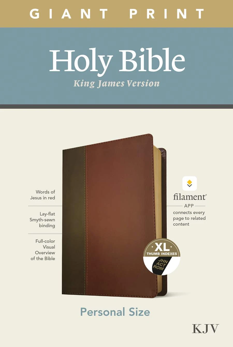 KJV Personal Size Giant Print Bible, Filament Enabled Edition 4 KJV Personal Size Giant Print Bible, Filament Enabled Edition - Image 2