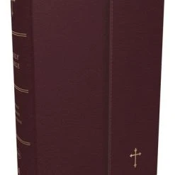 Thomas Nelson KJV Compact Reference Bible, Leatherflex, Burgundy With Flap