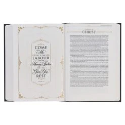Christian Art Gifts KJV Black Hardcover Large Print Study Bible -SHOPtheWORD store 206 0988 2